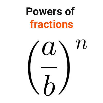 Powers of fractions