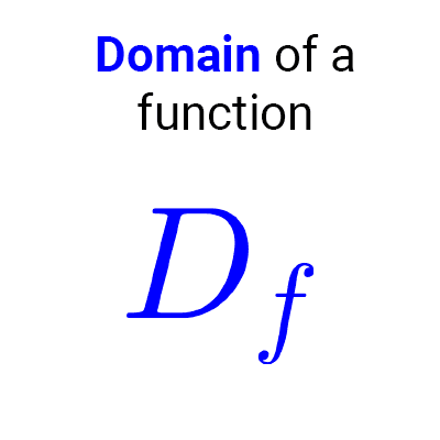 Domain of a function