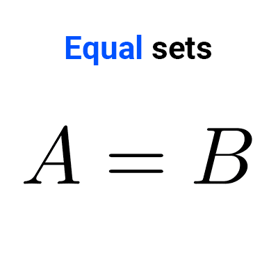 Equal sets