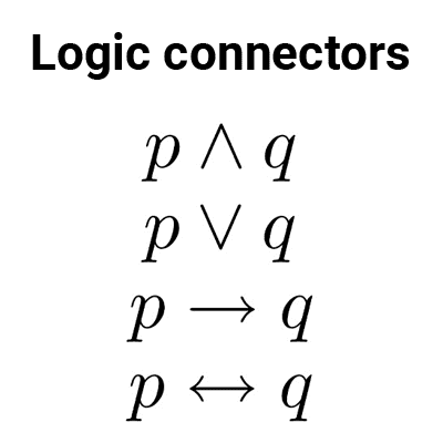 Logic connectors
