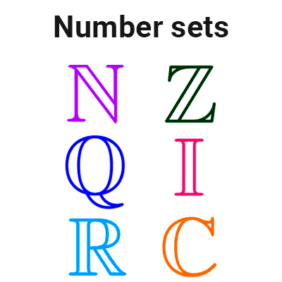 Numerical sets