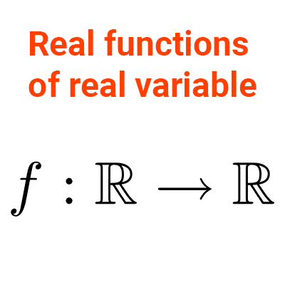 Real functions of real variable
