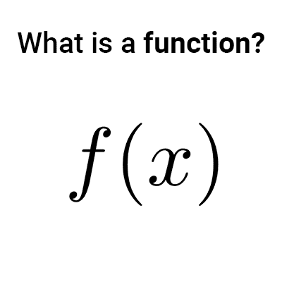 What is a function in maths