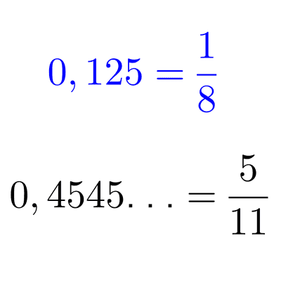 Convertir decimales a fracciones