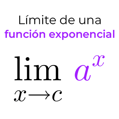 Límite de una función exponencial