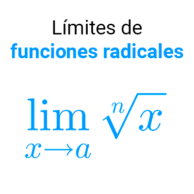 Límites de funciones radicales