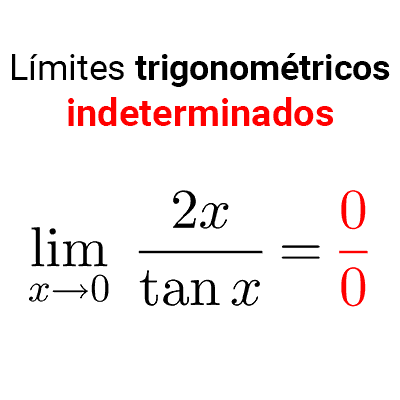 Límites trigonométricos indeterminados