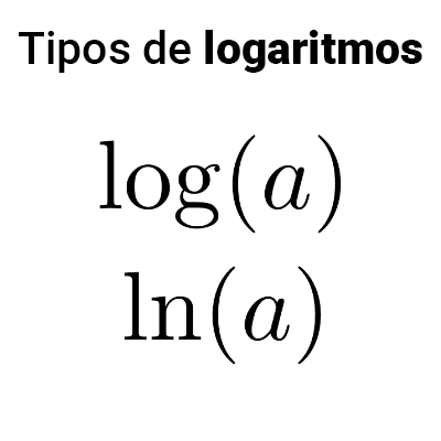Tipos de logaritmos